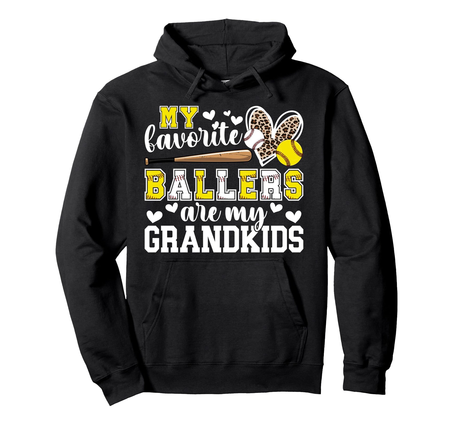 My Grandkids Baseball Softball Gigi Hoodie - Minimalist Print for Adults - T-Shirt, Sweatshirt, Hoodie