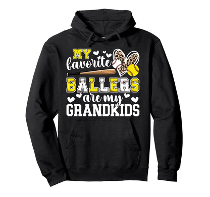 My Grandkids Baseball Softball Gigi Hoodie - Minimalist Print for Adults - T-Shirt, Sweatshirt, Hoodie