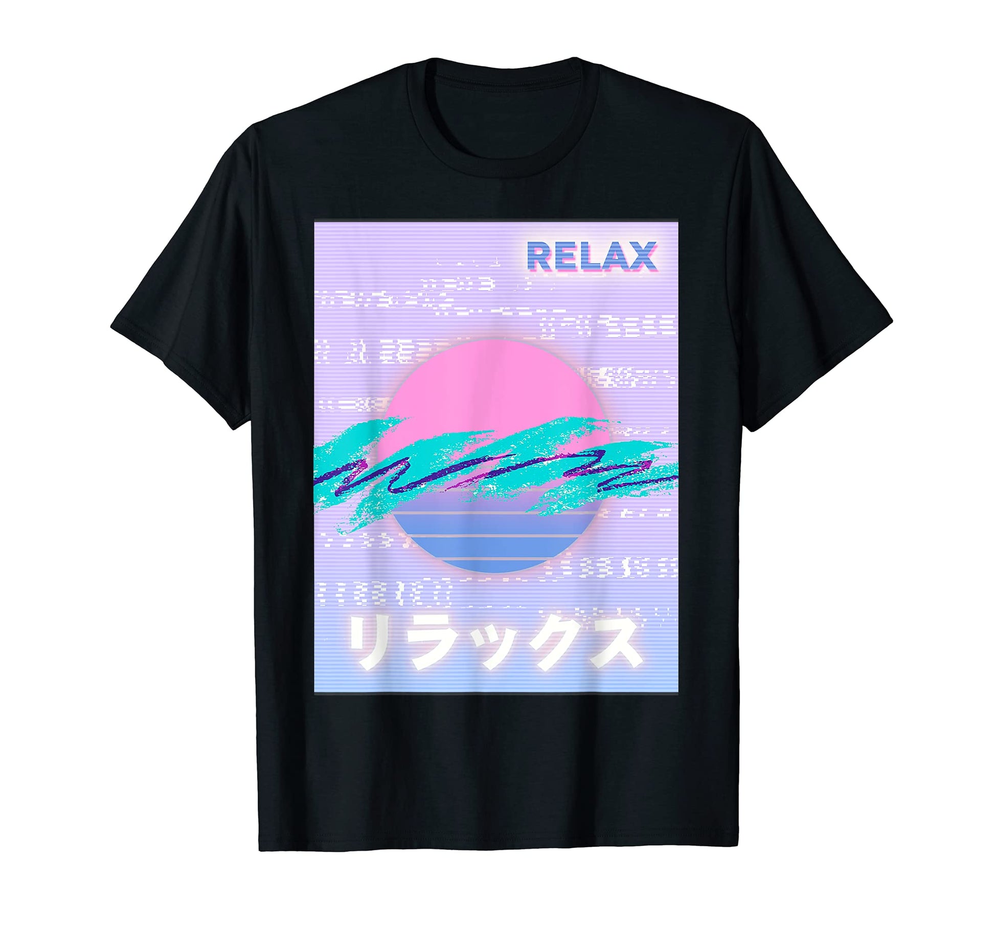 80S And 90S Aesthetic Vaporwave Relax T-Shirt - Minimalist Print Men Women - T-Shirt, Sweatshirt, Hoodie