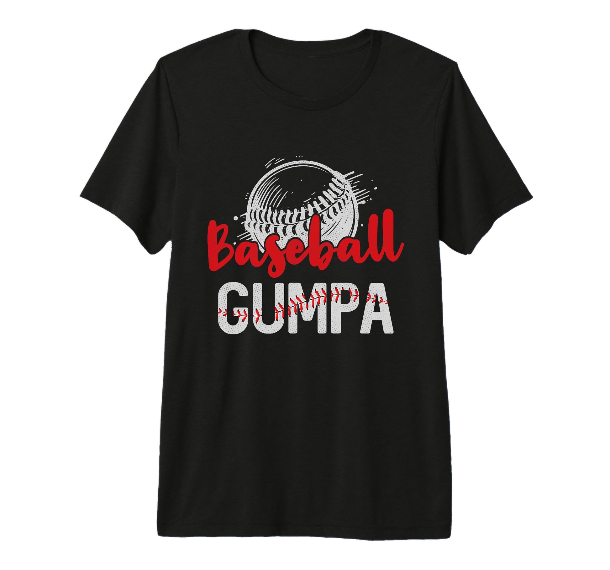 Mens Baseball Gumpa Fathers Day Dad T-Shirt - Minimalist Print Unisex - T-Shirt, Sweatshirt, Hoodie