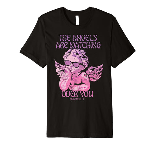 Angel Bible Verse Trendy T-Shirt - Casual Everyday Wear Men Women - T-Shirt, Sweatshirt, Hoodie