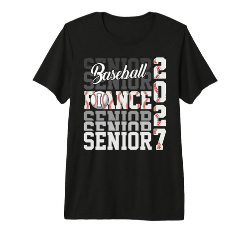 Senior 2027 Baseball Fiance Proud T-Shirt - Fun Novelty Design Men Women - T-Shirt, Sweatshirt, Hoodie