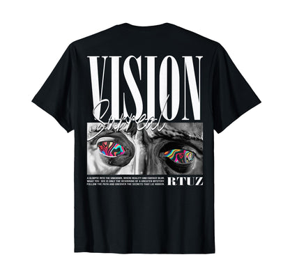 Rtuz Hip Hop Edgy Urban Y2K Back Black T-Shirt - Novelty Apparel Unisex - T-Shirt, Sweatshirt, Hoodie