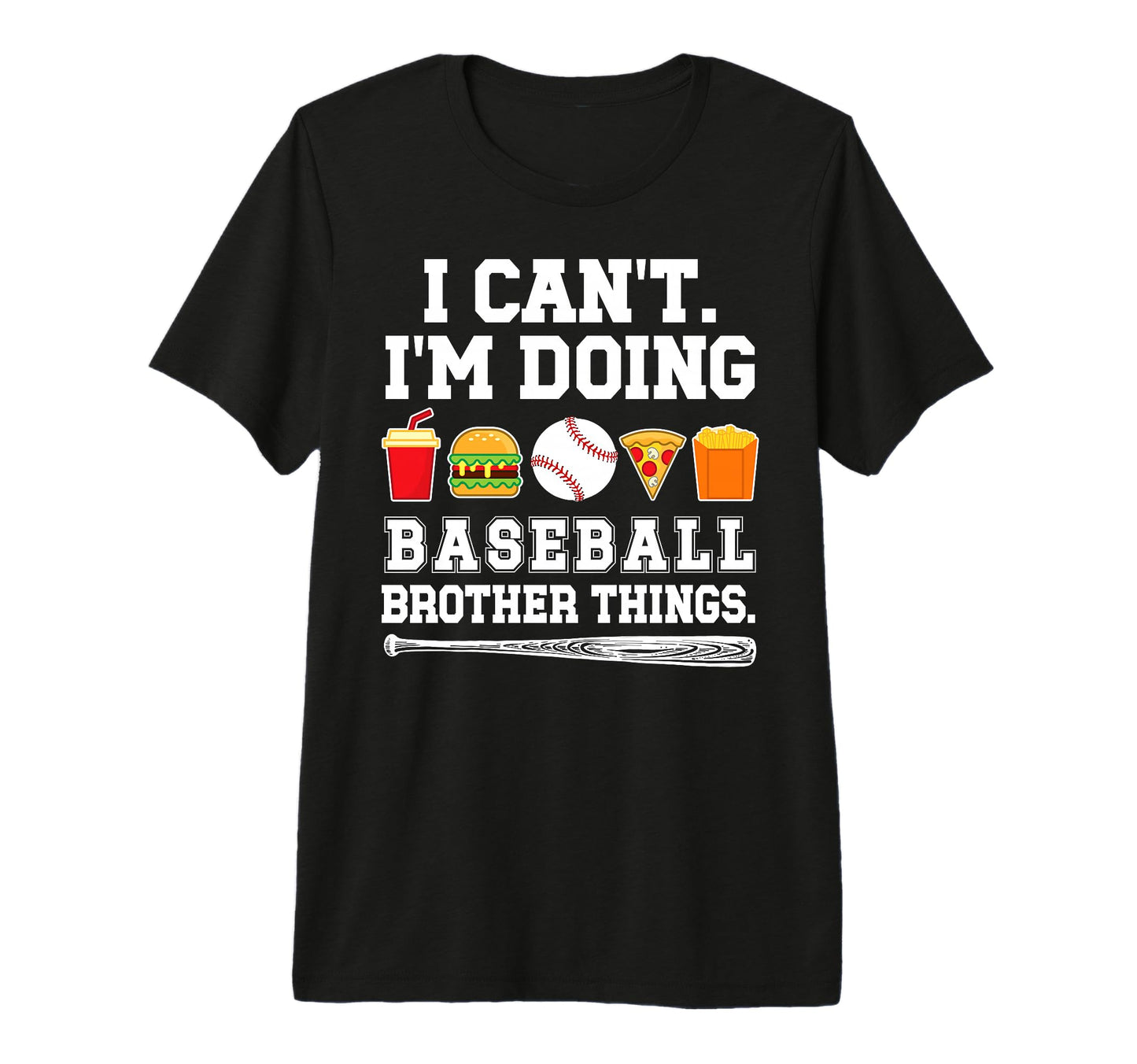 Doing Baseball Brother Things Baseball T-Shirt - Minimalist Print Unisex - T-Shirt, Sweatshirt, Hoodie