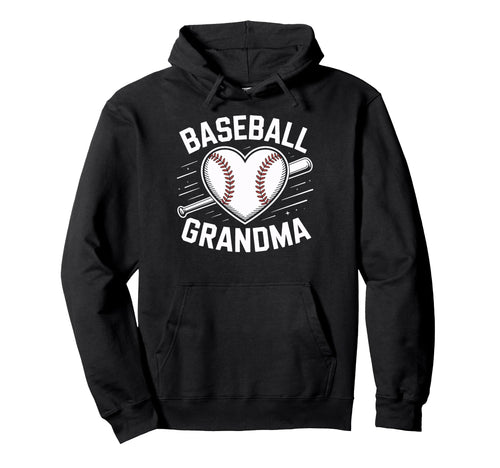 Proud Baseball Grandma Baseball Lovers Hoodie - Streetwear Style for Adults - T-Shirt, Sweatshirt, Hoodie