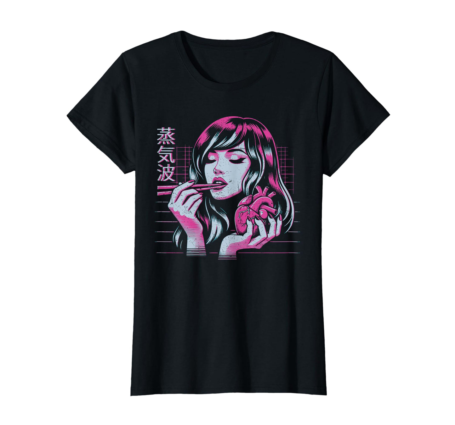 Anime Heart And Chopsticks T-Shirt - Fun Novelty Design for Adults - T-Shirt, Sweatshirt, Hoodie