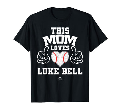 This Mom Loves Luke Bell Prospect T-Shirt - Novelty Apparel Unisex - T-Shirt, Sweatshirt, Hoodie