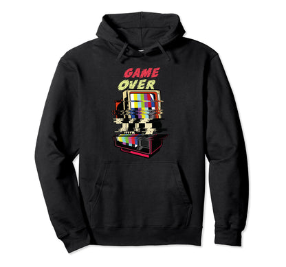 Vaporwave Aesthetic 80S Glitch Hoodie - Fun Novelty Design Men Women - T-Shirt, Sweatshirt, Hoodie