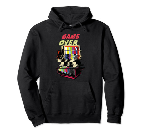 Vaporwave Aesthetic 80S Glitch Hoodie - Fun Novelty Design Men Women - T-Shirt, Sweatshirt, Hoodie