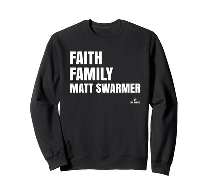Faith Family Matt Swarmer Sweatshirt - Fun Novelty Design for Adults - T-Shirt, Sweatshirt, Hoodie