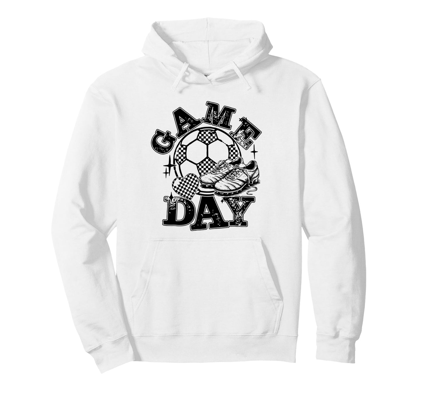 Game Day Football Bow Cheer Mom Hoodie - Novelty Apparel Men Women - T-Shirt, Sweatshirt, Hoodie
