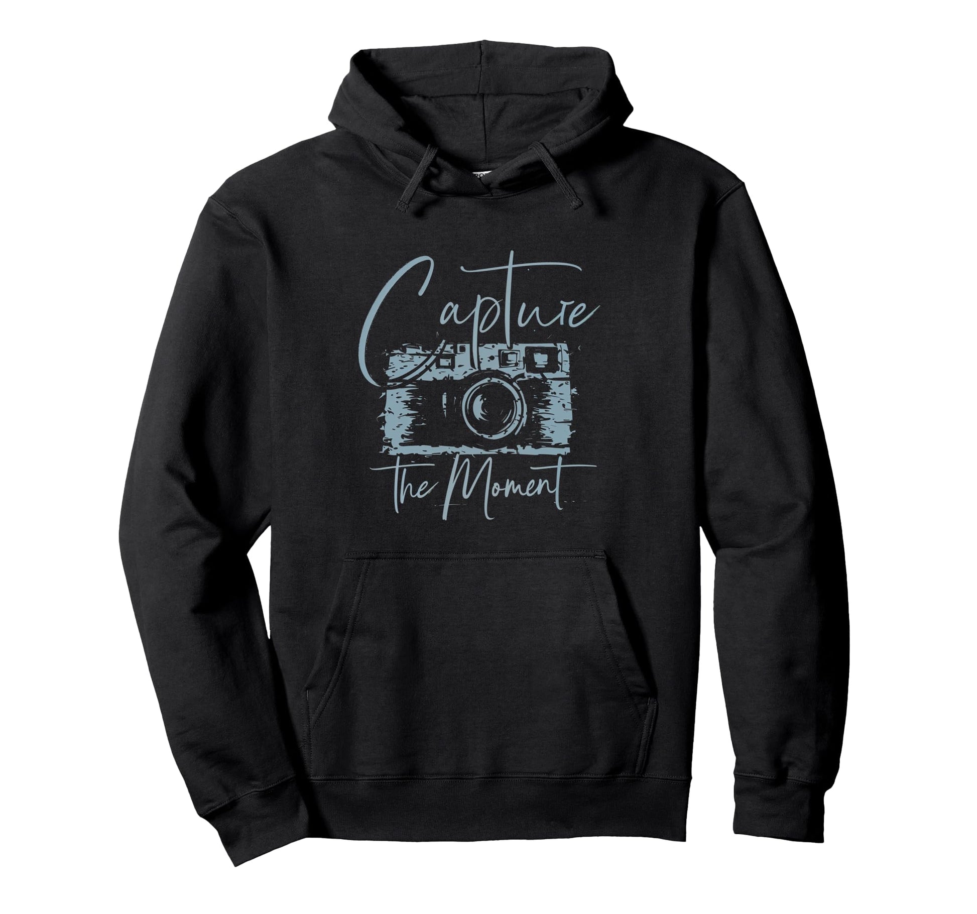 Capture Moment Photography Camera Photo Hoodie - Minimalist Print Men Women - T-Shirt, Sweatshirt, Hoodie