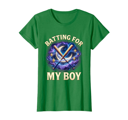 Batting My Baseball Mom T-Shirt - Minimalist Print for Adults - T-Shirt, Sweatshirt, Hoodie
