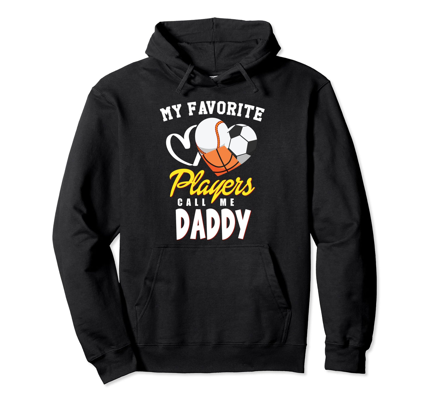 My Favorite Players Baseball Soccer Hoodie - Trendy Graphic Men Women - T-Shirt, Sweatshirt, Hoodie
