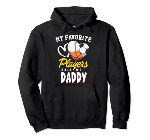 My Favorite Players Baseball Soccer Hoodie - Trendy Graphic Men Women - T-Shirt, Sweatshirt, Hoodie