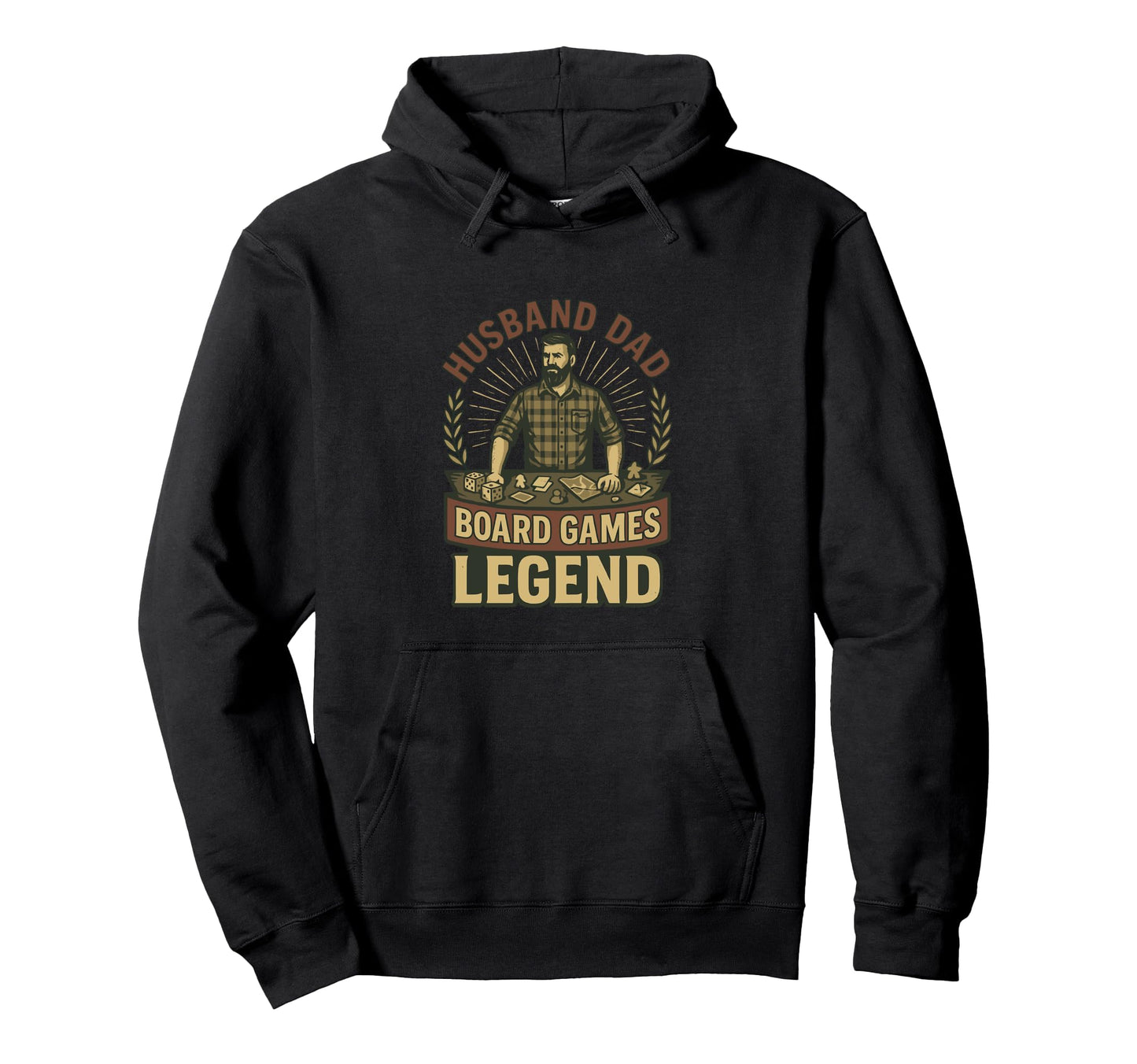 Board Game Dad Chess Daddy Board Gamer Hoodie - Custom Art Print Unisex - T-Shirt, Sweatshirt, Hoodie