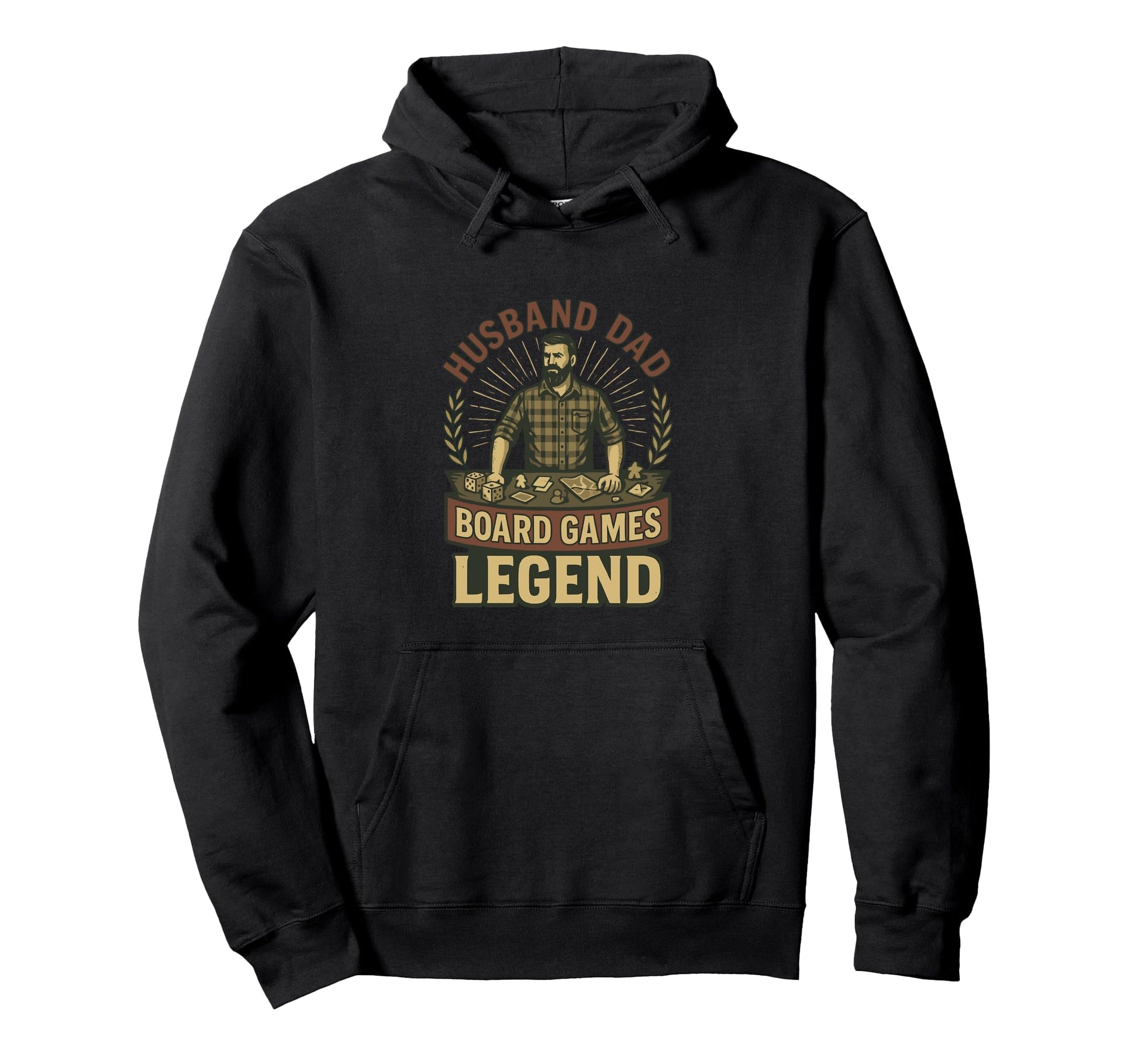 Board Game Dad Chess Daddy Board Gamer Hoodie - Custom Art Print Unisex - T-Shirt, Sweatshirt, Hoodie
