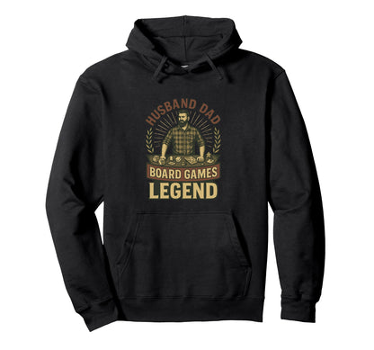 Board Game Dad Chess Daddy Board Gamer Hoodie - Custom Art Print Unisex - T-Shirt, Sweatshirt, Hoodie