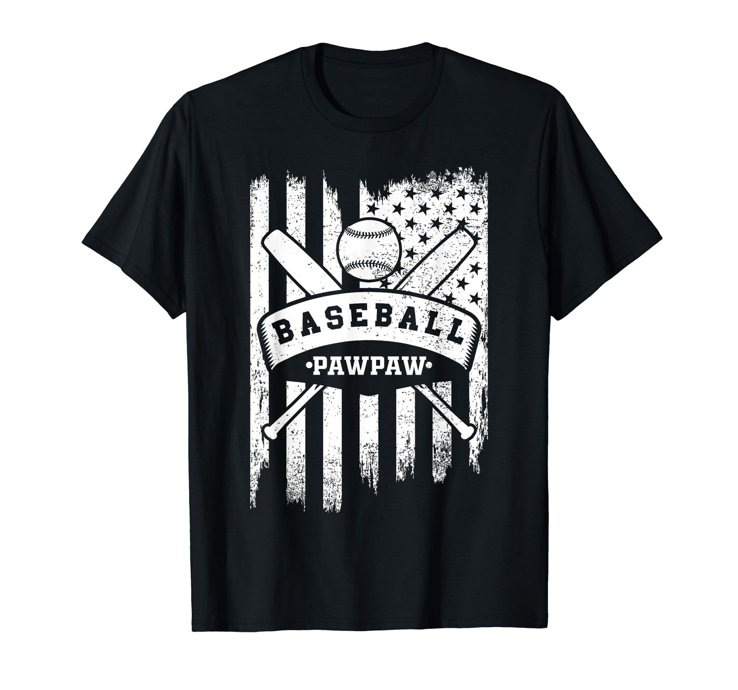 Baseball Paw Paw Usa American Flag T-Shirt - Streetwear Style Men Women - T-Shirt, Sweatshirt, Hoodie