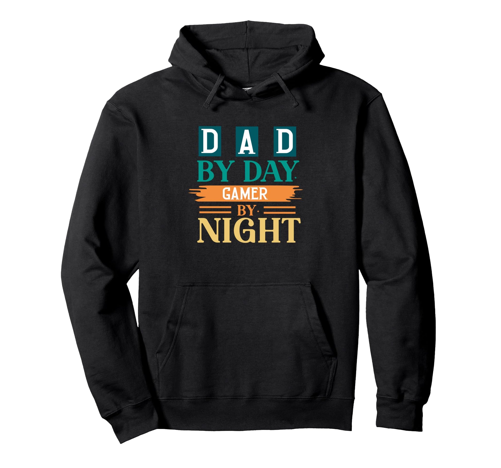 Dad Day Gamer Night Fathers Day Dad Hoodie - Graphic Print Men Women - T-Shirt, Sweatshirt, Hoodie