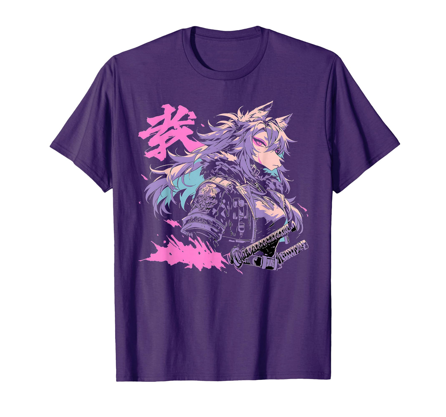 Goth Grunge Demon Anime Furry Wolf Horror T-Shirt - Novelty Apparel Unisex - T-Shirt, Sweatshirt, Hoodie