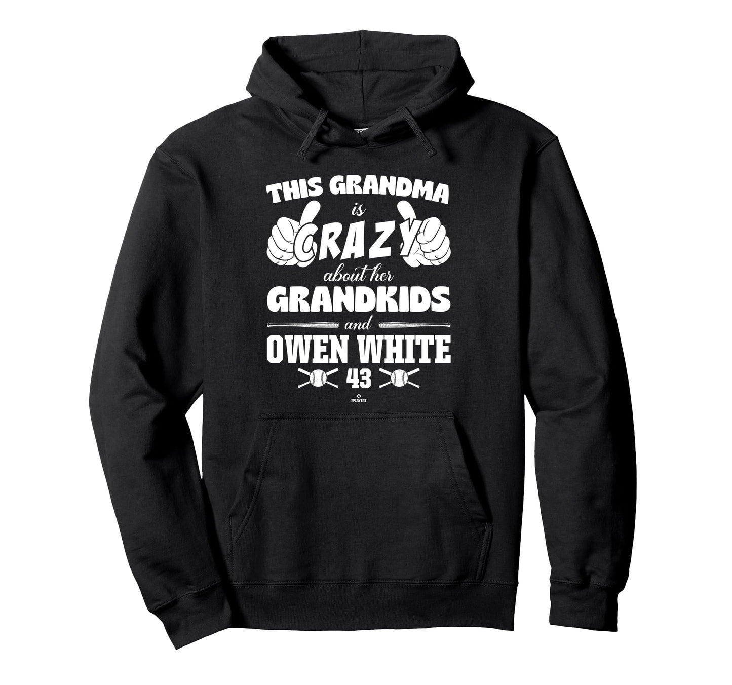 Grandma Crazy Owen White Texas Hoodie - Casual Everyday Wear for Adults - T-Shirt, Sweatshirt, Hoodie