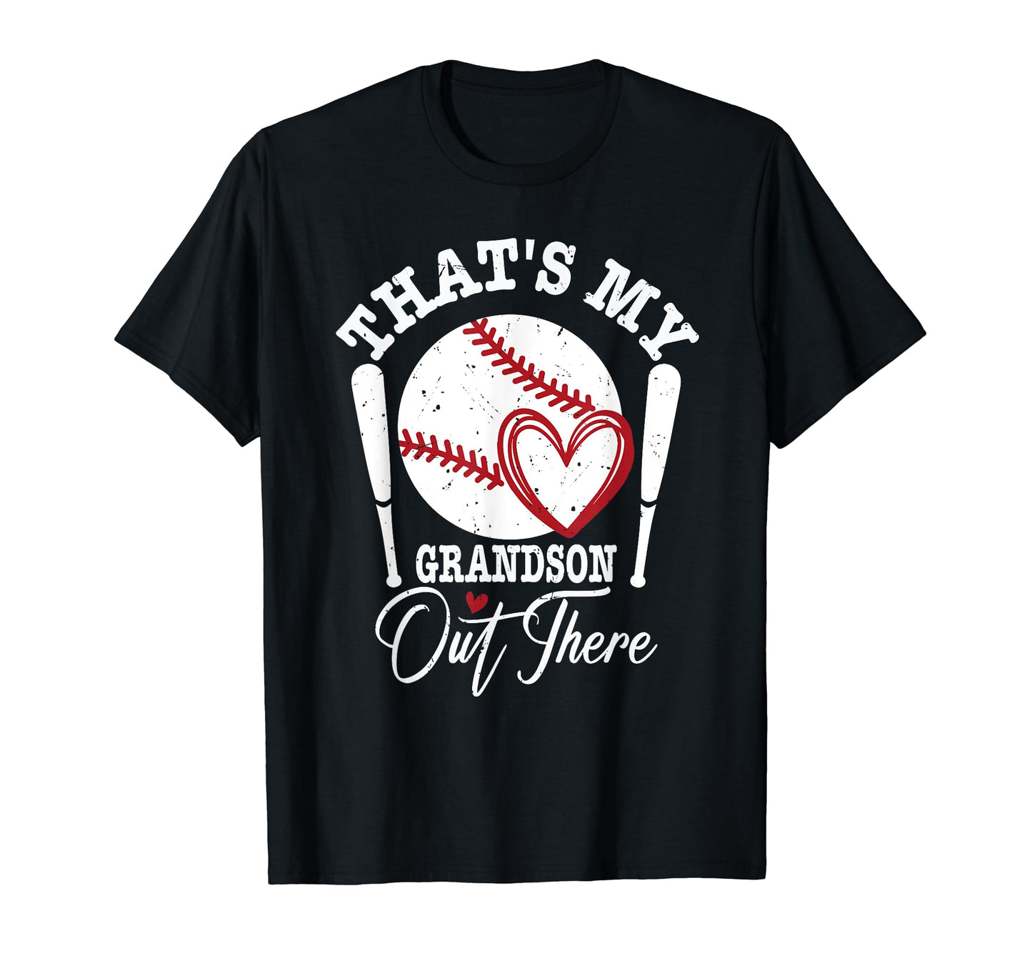 Thats My Grandson Out There Baseball T-Shirt - Aesthetic Graphic Men Women - T-Shirt, Sweatshirt, Hoodie