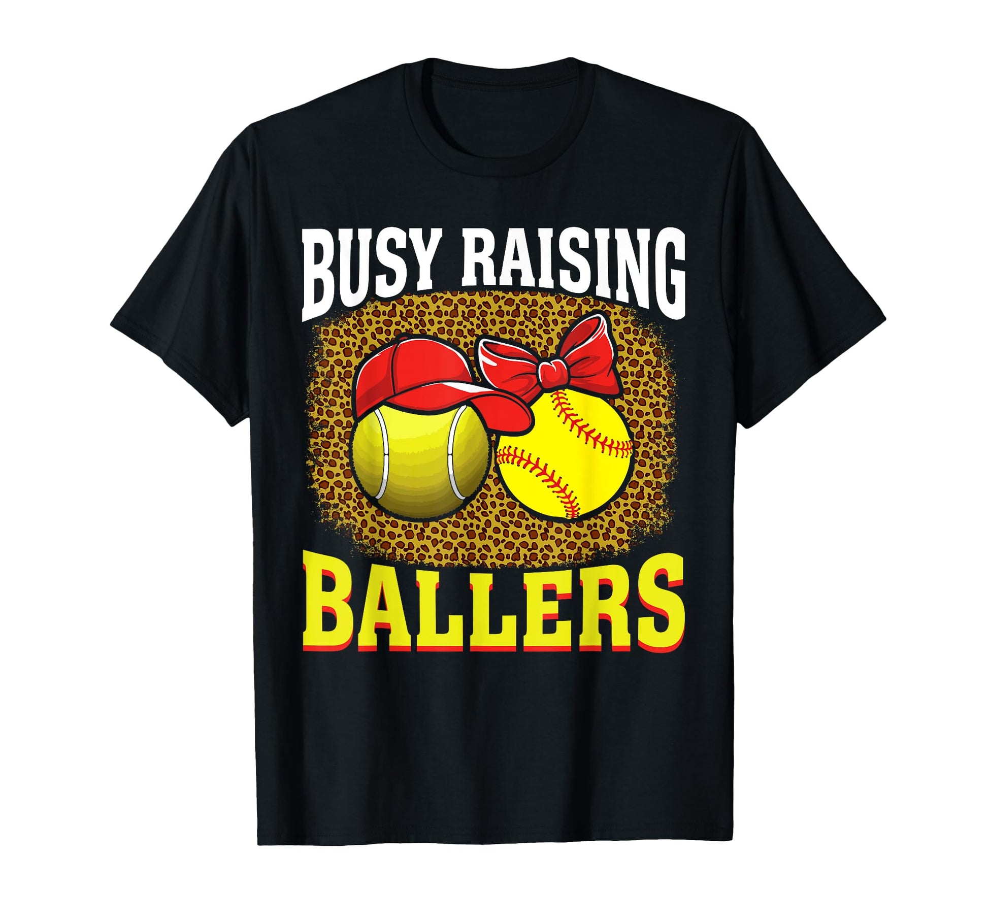 Busy Raising Ballers Tennis T-Shirt - Casual Everyday Wear for Adults - T-Shirt, Sweatshirt, Hoodie