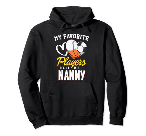 My Favorite Players Baseball Soccer Hoodie - Trendy Graphic for Adults - T-Shirt, Sweatshirt, Hoodie