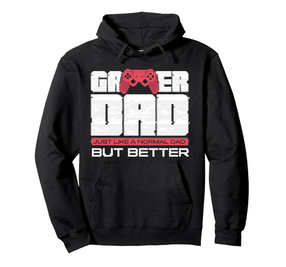 Gamer Dad Funny Dad Play Video Game Hoodie - Aesthetic Graphic Unisex - T-Shirt, Sweatshirt, Hoodie