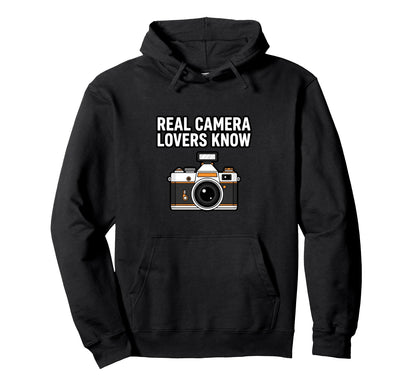 Camera Enthusiast Hoodie - Novelty Apparel Men Women - T-Shirt, Sweatshirt, Hoodie