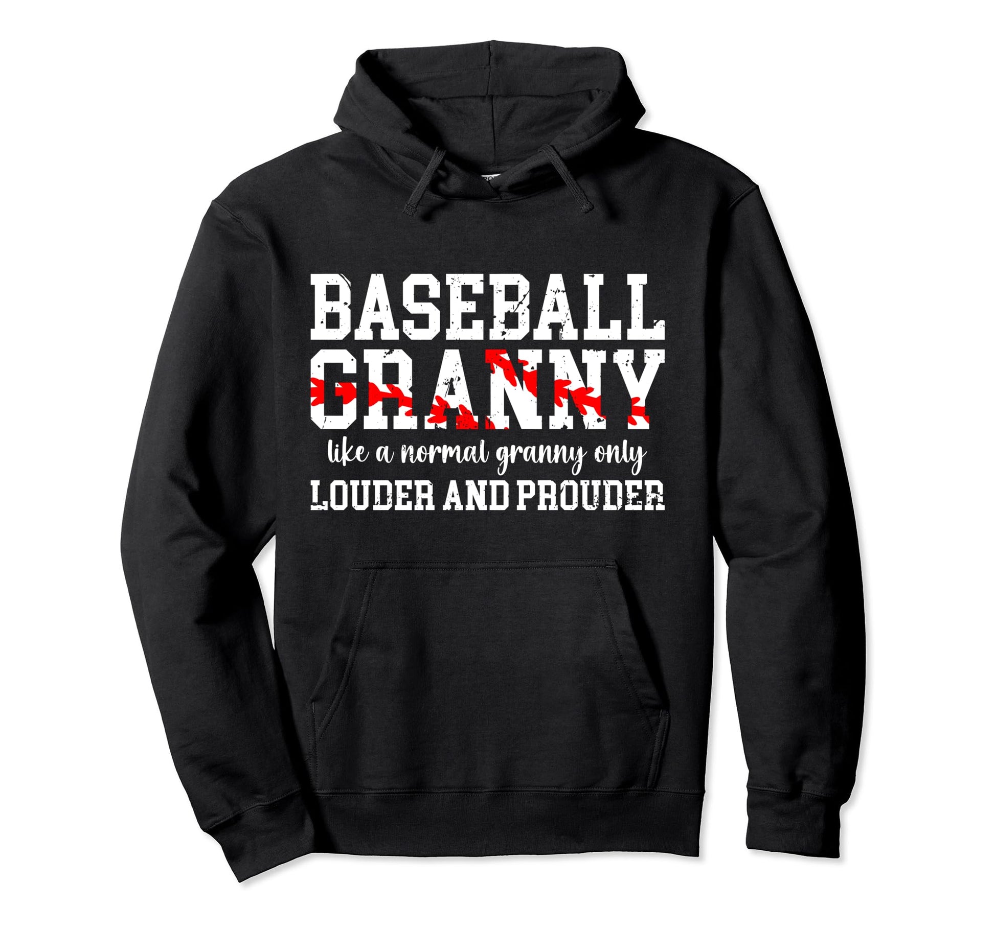 Baseball Granny Funny Grandma Granny Hoodie - Custom Art Print for Adults - T-Shirt, Sweatshirt, Hoodie