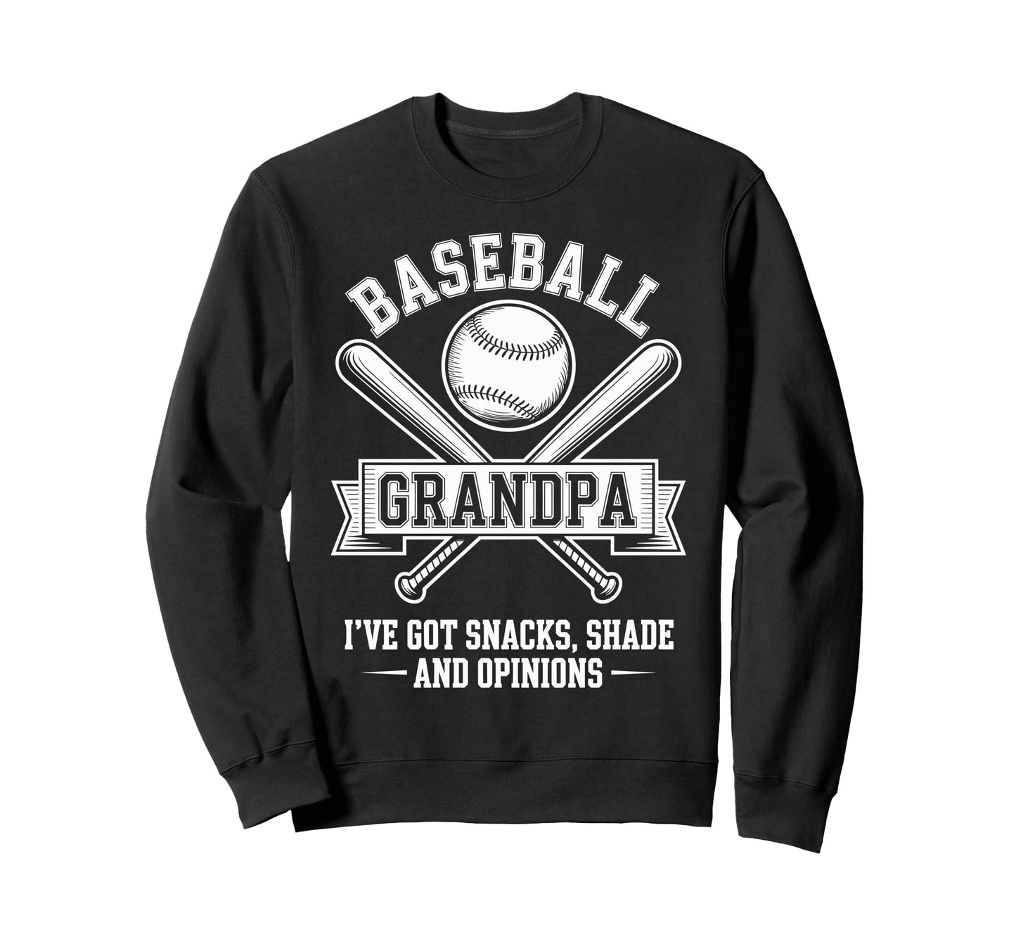 Funny Grandpa Baseball Player Sweatshirt - Custom Art Print Men Women - T-Shirt, Sweatshirt, Hoodie