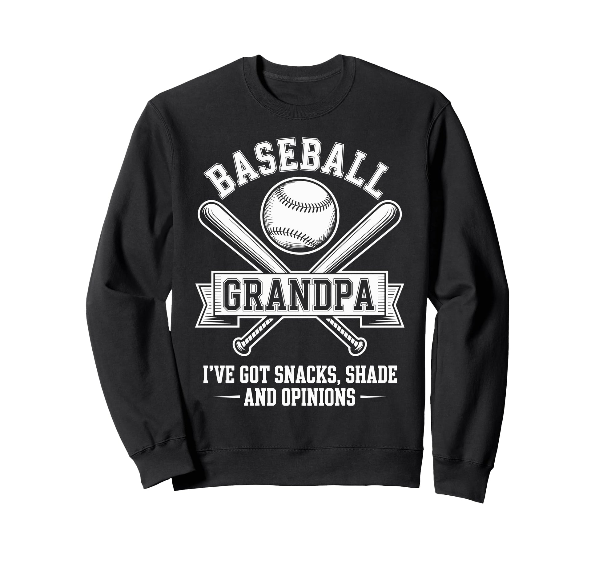 Funny Grandpa Baseball Player Sweatshirt - Custom Art Print Men Women - T-Shirt, Sweatshirt, Hoodie