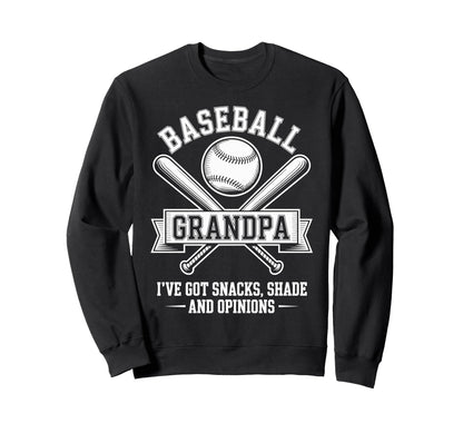 Funny Grandpa Baseball Player Sweatshirt - Custom Art Print Men Women - T-Shirt, Sweatshirt, Hoodie