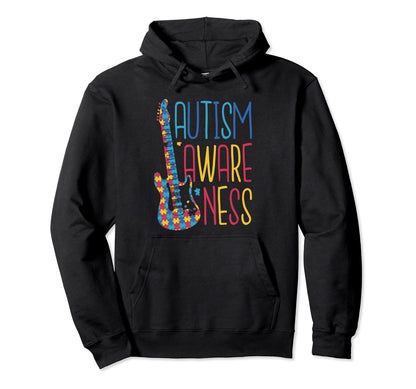 Colorful Puzzle Pieces Autism Hoodie - Aesthetic Graphic for Adults - T-Shirt, Sweatshirt, Hoodie
