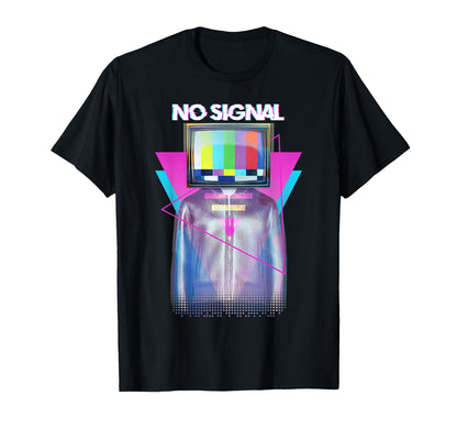 No Signal Television Off Air T-Shirt - Casual Everyday Wear for Adults - T-Shirt, Sweatshirt, Hoodie