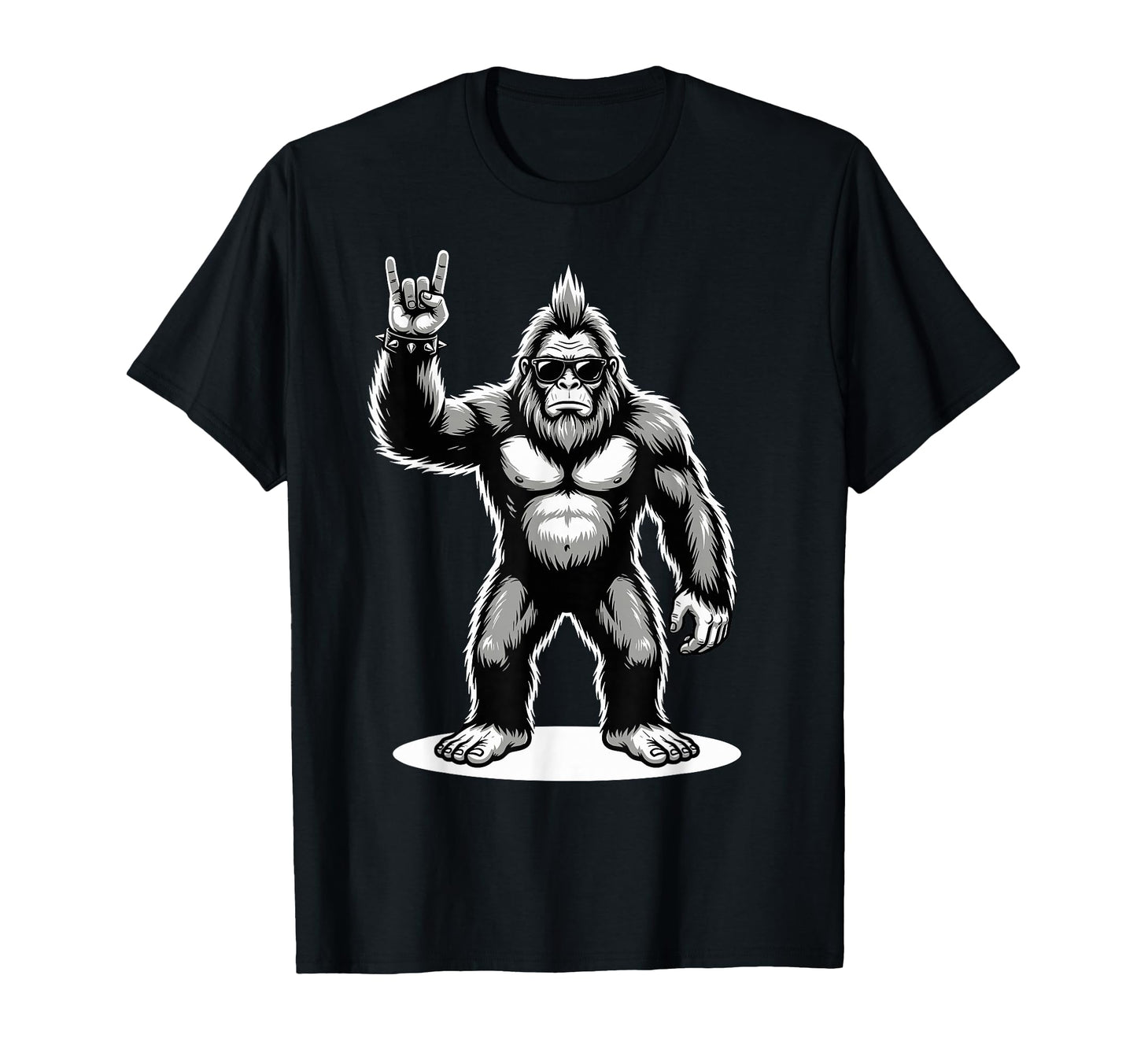 Funny Bigfoot Loving Rock And Roll Heavy T-Shirt - Streetwear Style Unisex - T-Shirt, Sweatshirt, Hoodie