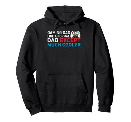 Funny Dad Gamer Video Game Dad Gaming Hoodie - Unique Graphic Men Women - T-Shirt, Sweatshirt, Hoodie