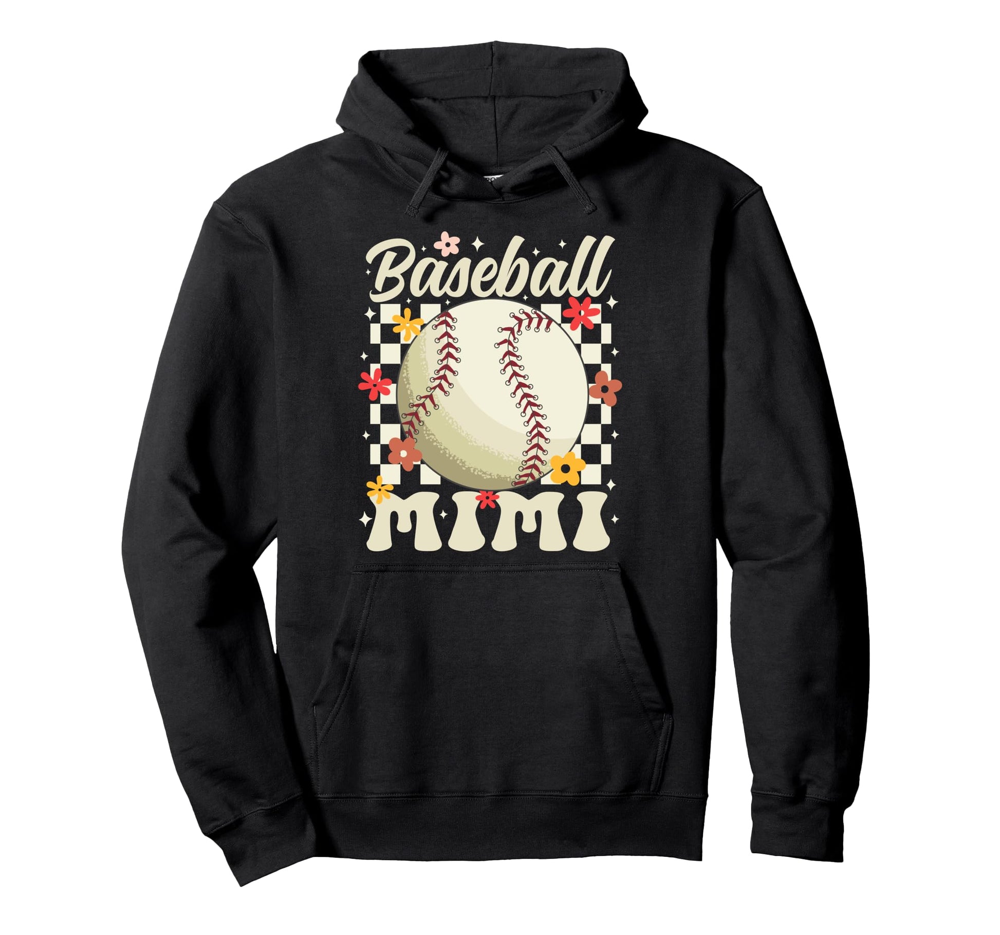 Baseball Mimi Groovy Mimi Baseball Hoodie - Streetwear Style Men Women - T-Shirt, Sweatshirt, Hoodie