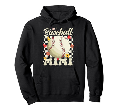 Baseball Mimi Groovy Mimi Baseball Hoodie - Streetwear Style Men Women - T-Shirt, Sweatshirt, Hoodie