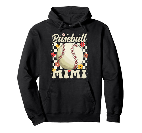 Baseball Mimi Groovy Mimi Baseball Hoodie - Streetwear Style Men Women - T-Shirt, Sweatshirt, Hoodie