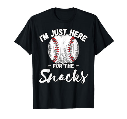 Im Just Here Snacks Funny Fantasy T-Shirt - Aesthetic Graphic Unisex - T-Shirt, Sweatshirt, Hoodie