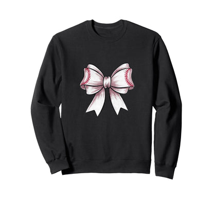 Coquette Baseball Mom Matching Sweatshirt - Aesthetic Graphic for Adults - T-Shirt, Sweatshirt, Hoodie