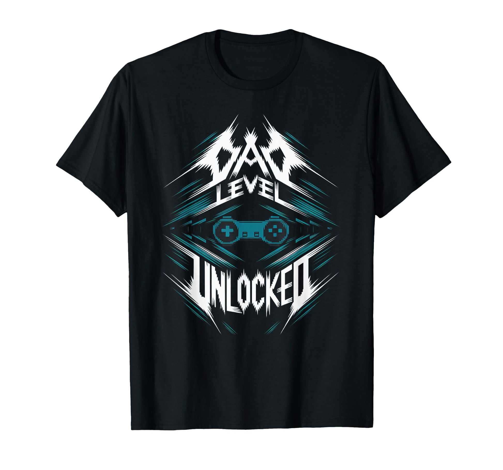 Dad Level Unlocked New Daddy Father T-Shirt - Custom Art Print for Adults - T-Shirt, Sweatshirt, Hoodie