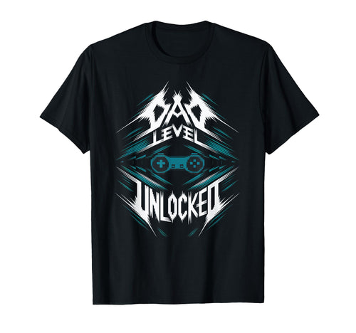 Dad Level Unlocked New Daddy Father T-Shirt - Custom Art Print for Adults - T-Shirt, Sweatshirt, Hoodie