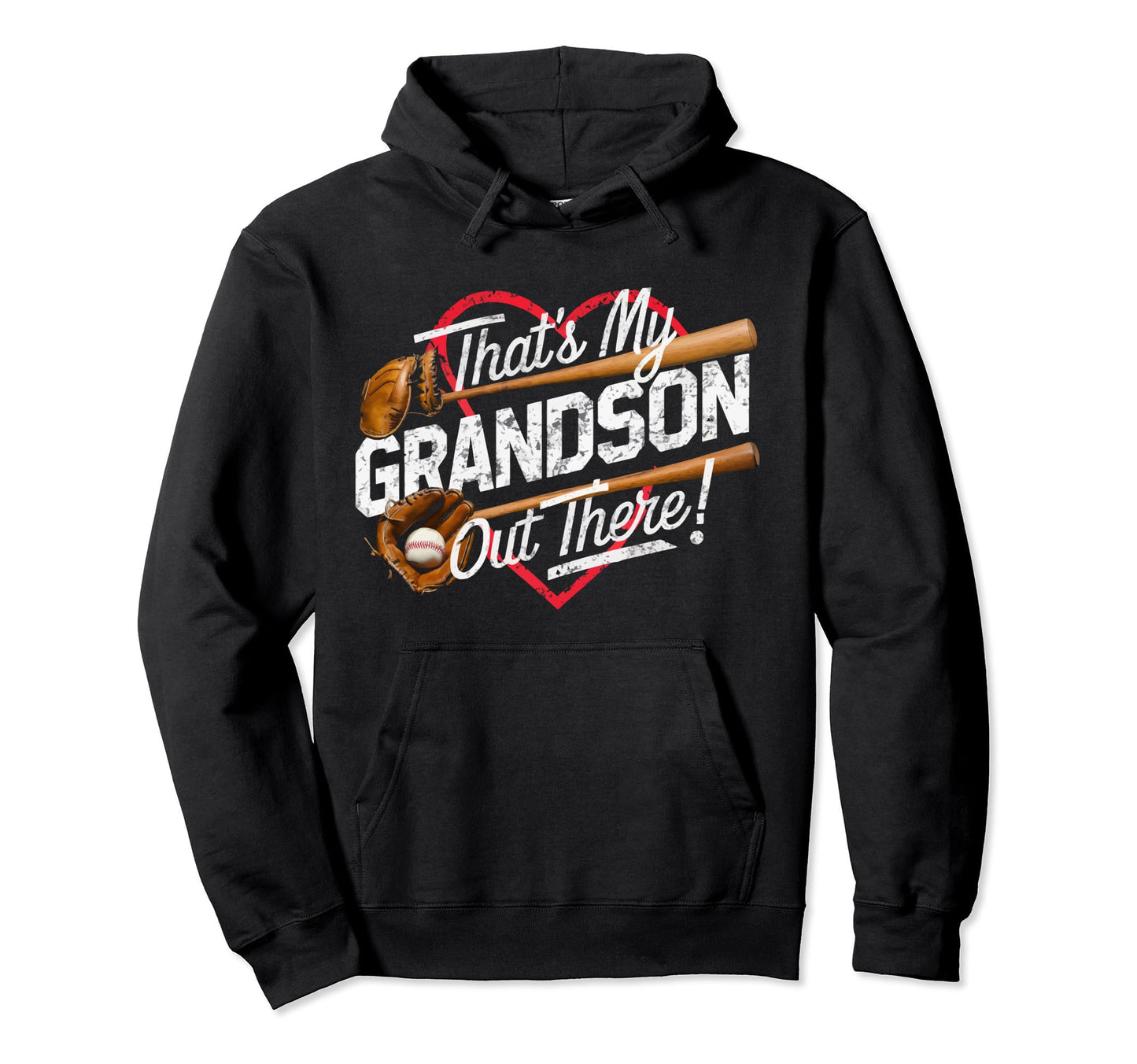 Baseball Grandma Grandmother Granny Hoodie - Novelty Apparel Men Women - T-Shirt, Sweatshirt, Hoodie