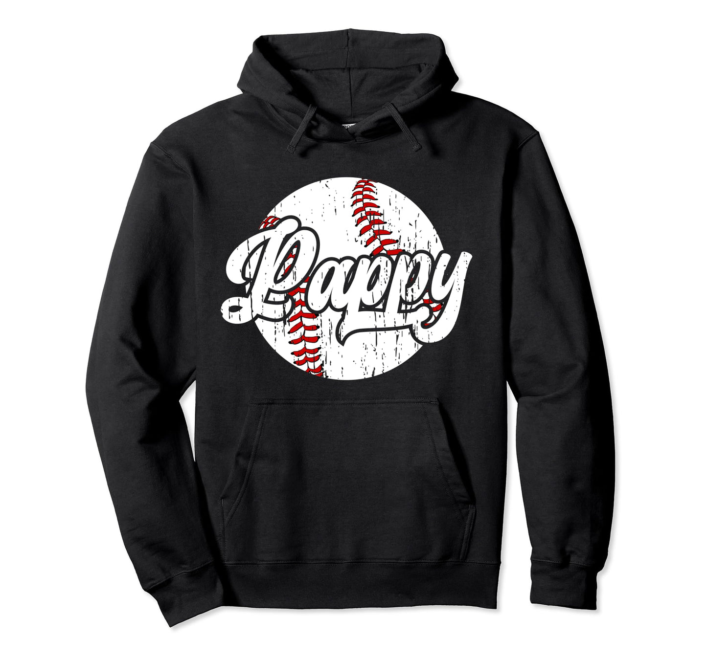 Pappy Proud Baseball Pappy Baseball Hoodie - Novelty Apparel for Adults - T-Shirt, Sweatshirt, Hoodie