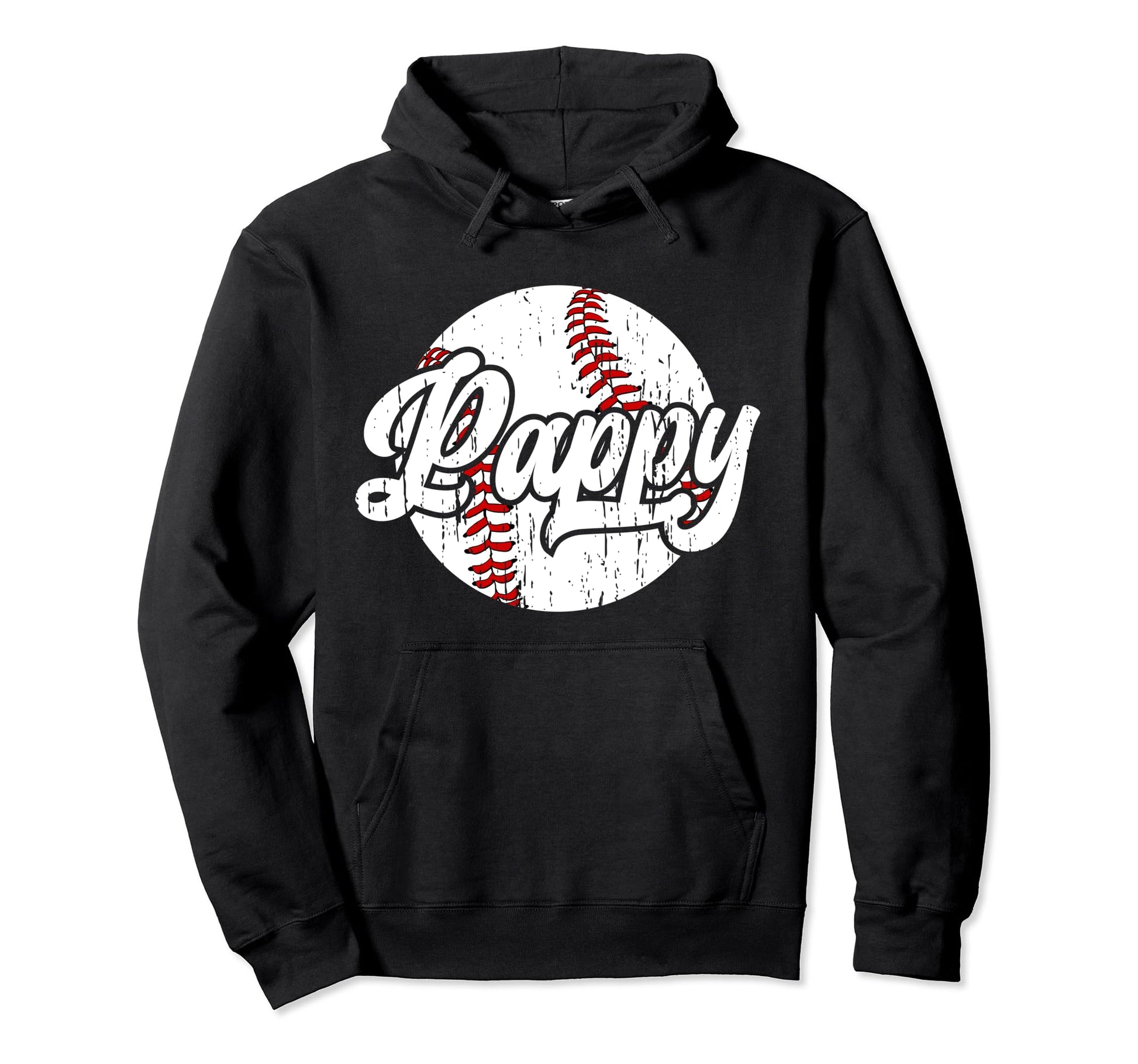 Pappy Proud Baseball Pappy Baseball Hoodie - Novelty Apparel for Adults - T-Shirt, Sweatshirt, Hoodie