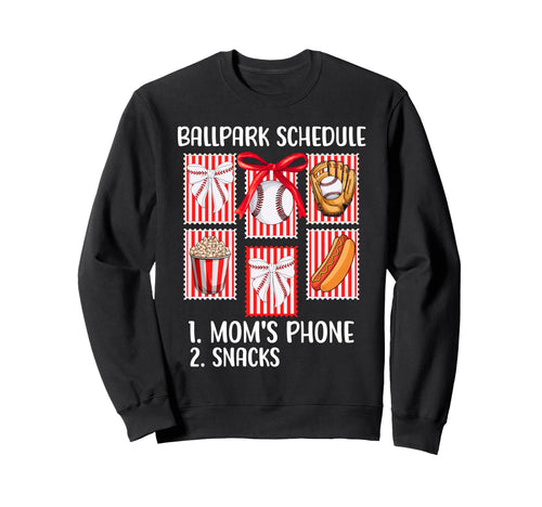 Baseball Sister Sis Coquette Bow Game Sweatshirt - Trendy Graphic Unisex - T-Shirt, Sweatshirt, Hoodie